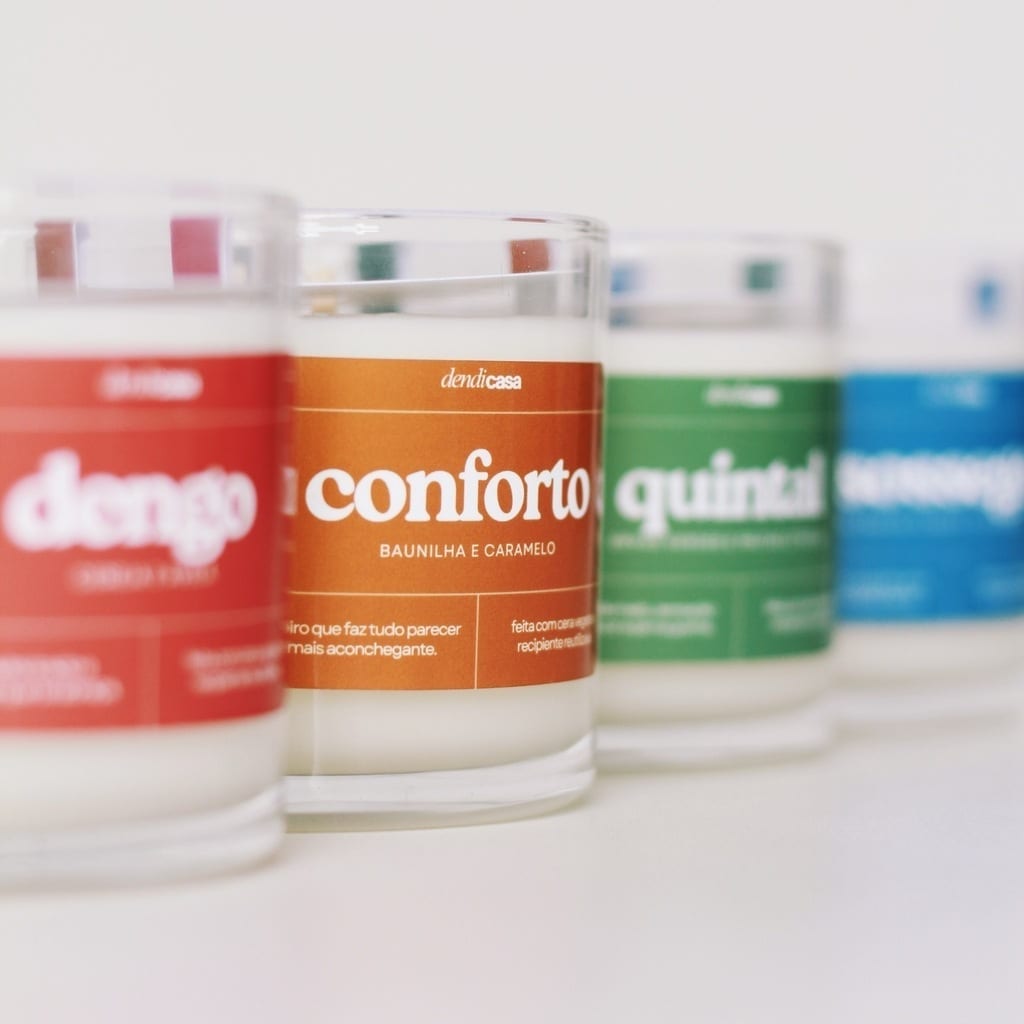 kit conforto | 4 velas